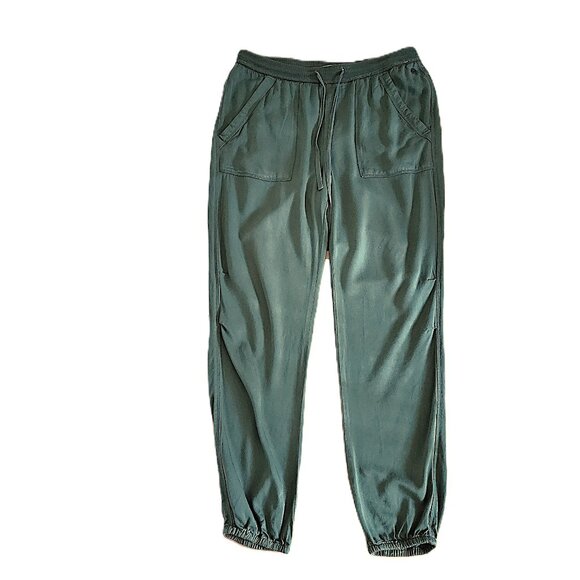 Roxy olive green pull on jogger style pants - Picture 1 of 10